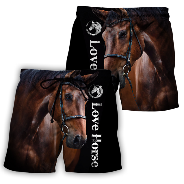 Love Horse 3D All Over Printed Shirts For Men And Women TR2005204 - Amaze Style™-Apparel