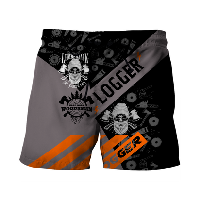 3D Skull Logger Unisex Hoodie TR1111201