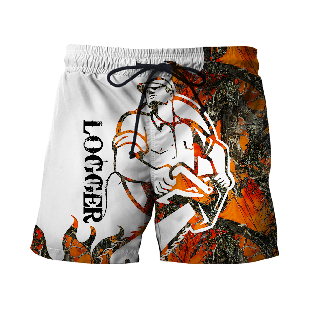 Logger Man Tattoo Orange Unisex Shirts TRST1010202