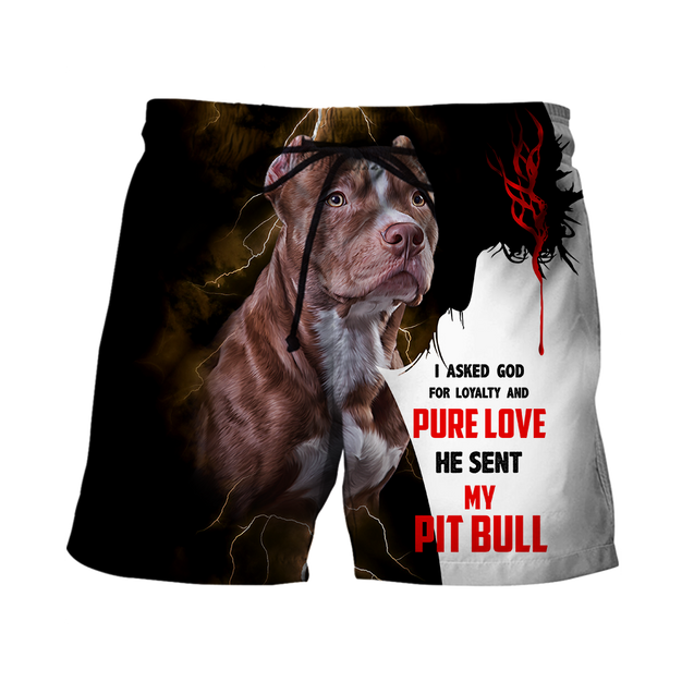 Premium God Sent Me My Pit Bull Unisex Shirts DL1006206