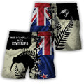 New Zealand Kiwi Bird Silver Fern T-Shirt Hoodie Zip all over shirts For Men and Women TR281203-Apparel-Huyencass-Shorts-S-Vibe Cosy™