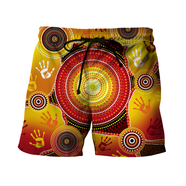 Aboriginal Indigenous Circle Dot Painting Shirt For Men And Women