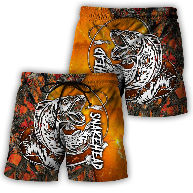 Snakehead Fishing Orange camo Women's Men's clothing TR2604203 - Amaze Style™-Apparel