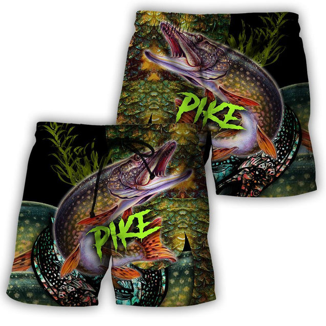 Northern Pike Fishing on skin 3D all over printing shirts for men and women TR070102 - Amaze Style™-Apparel