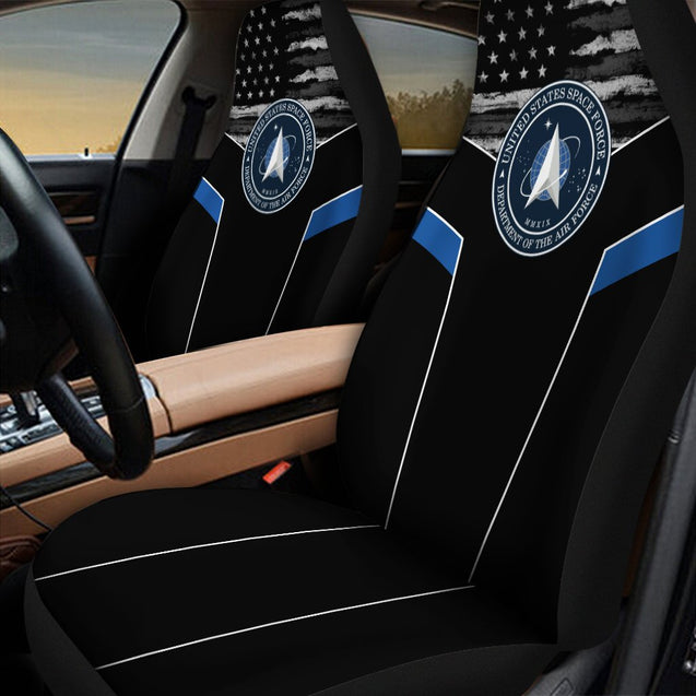 US Space Force 3D design print car seat covers