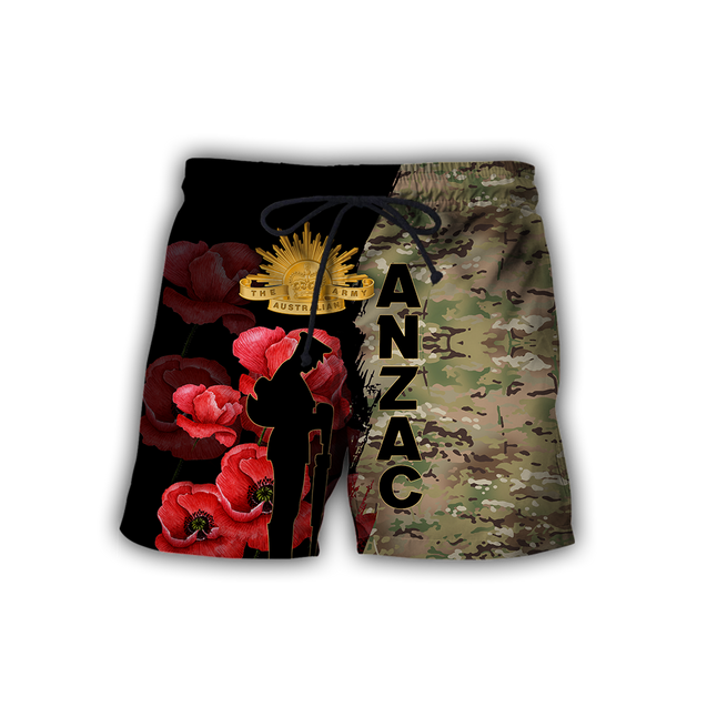 Premium Anzac Day Camo 3D Printed Unisex Shirts TN NTN08042101