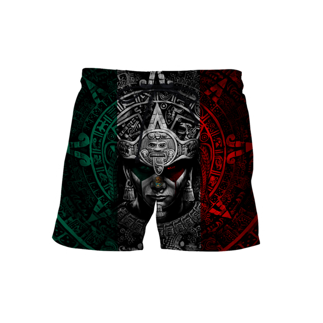 Aztec Warrior 3D All Over Printed Hoodie