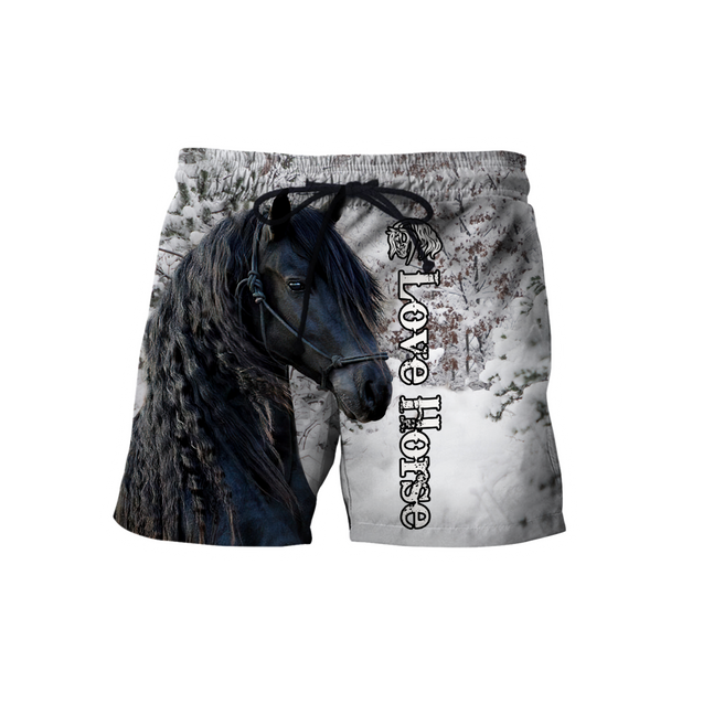 Beautiful Friesian Horse 3D All Over Printed Unisex Shirts TNA11162003