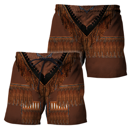 Native Cowboy Jacket No8 Cosplay 3D Over Printed Unisex Deluxe Hoodie ML