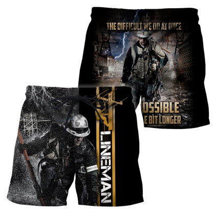 Premium Lineman All Over Printed Shirts For Men And Women MEI