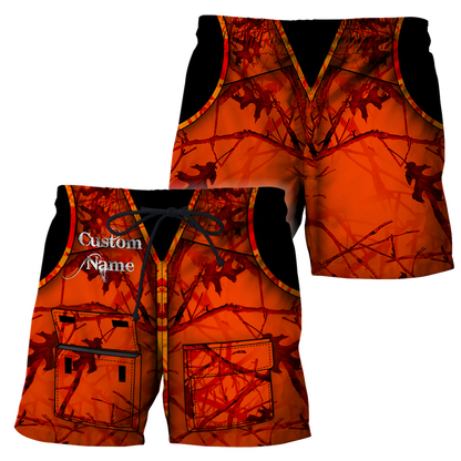 Premium Hunting for Hunter Custom Name 3D Printed Unisex Shirts