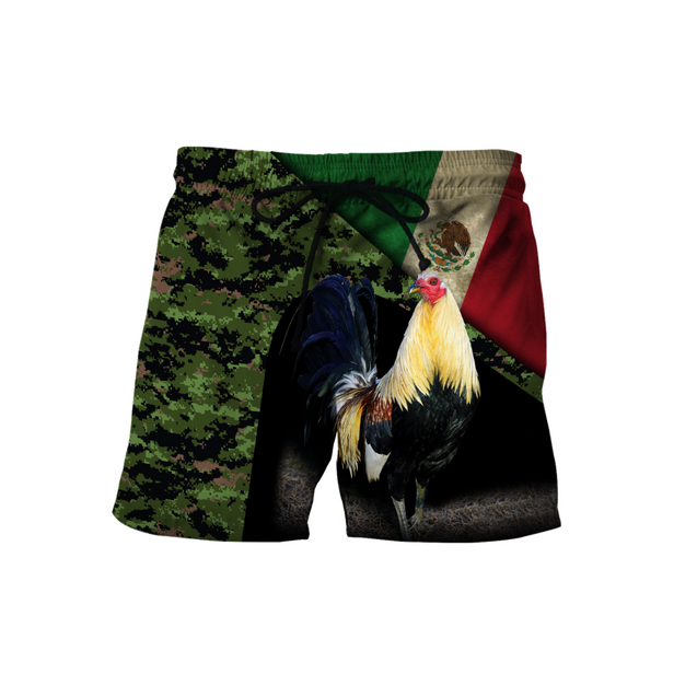 Rooster Mexico 3D All Over Printed Hoodie