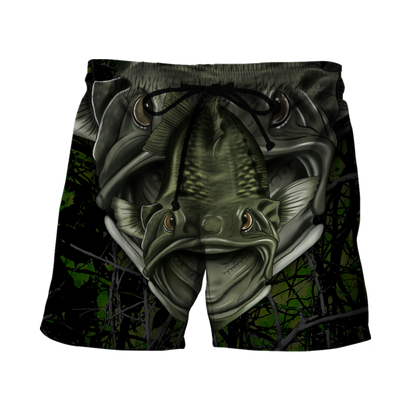 Largemouth Fishing Badass camo Cover 3d print shirts