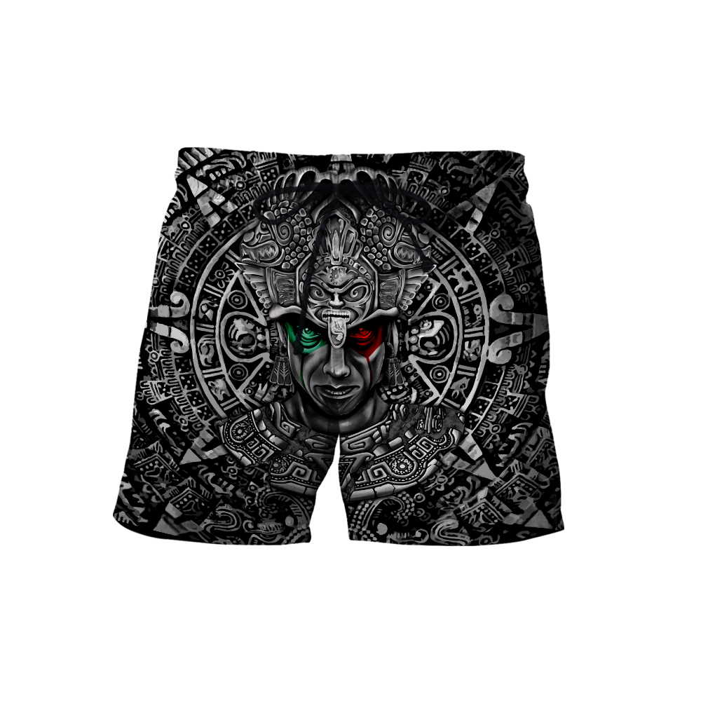 Aztec Warrior 3D All Over Printed Unisex Hoodie