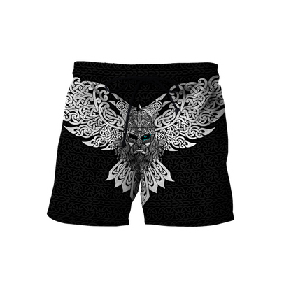 Premium Unisex Hoodie Odin Viking God And Raven ML