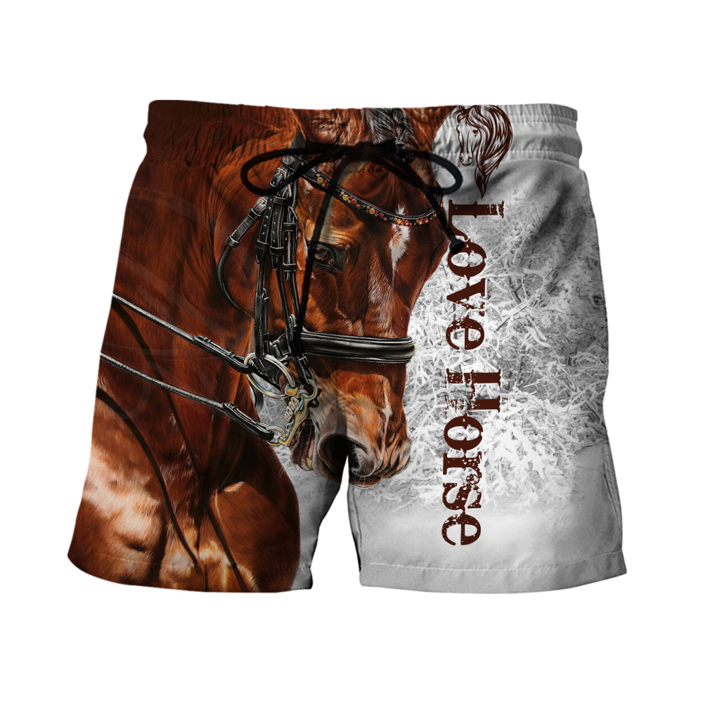 Love Horse 3D All Over Printed Shirts TR06012101