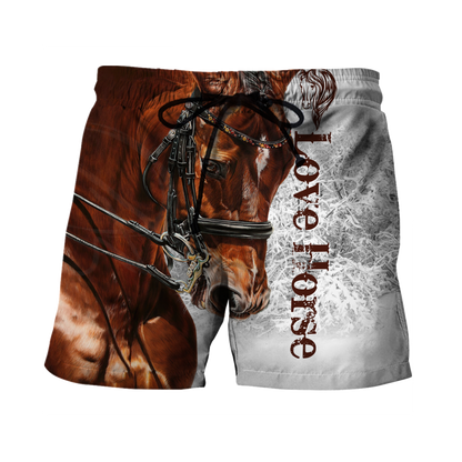 Love Horse 3D All Over Printed Shirts TR06012101