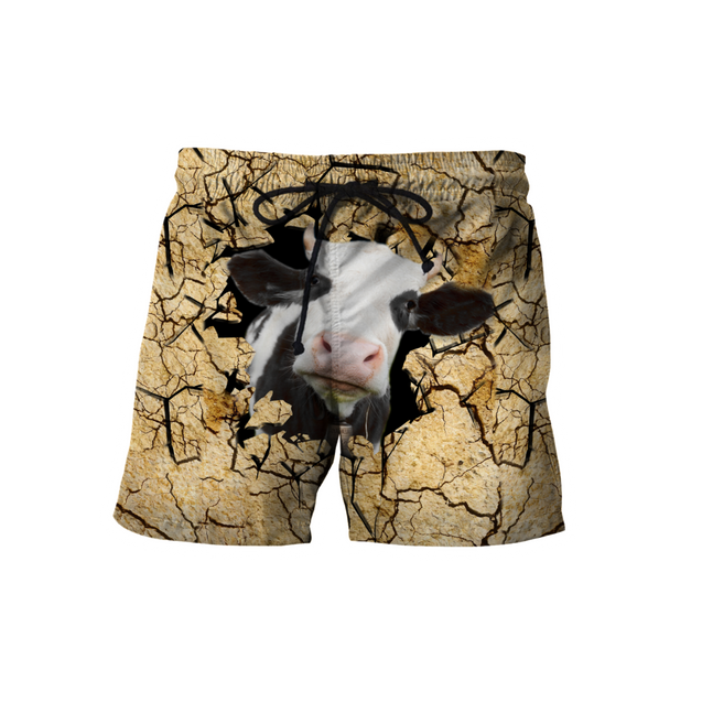 Dairy Cattle Cracks 3D Hoodie Shirt For Men And Women