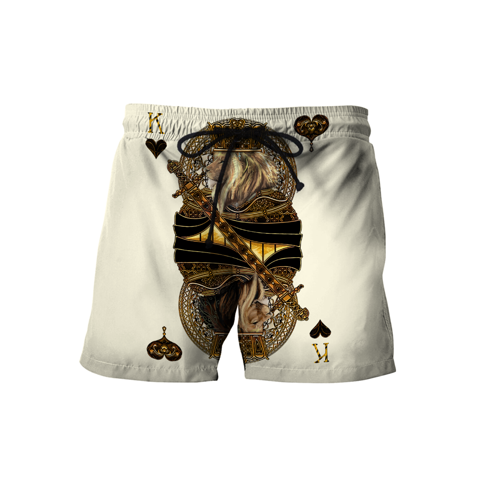 Yellow Alpha King Heart Lion  3D All Over Printed Unisex Shirts