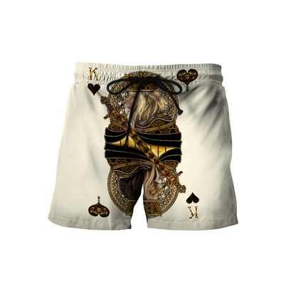Yellow Alpha King Heart Lion  3D All Over Printed Unisex Shirts