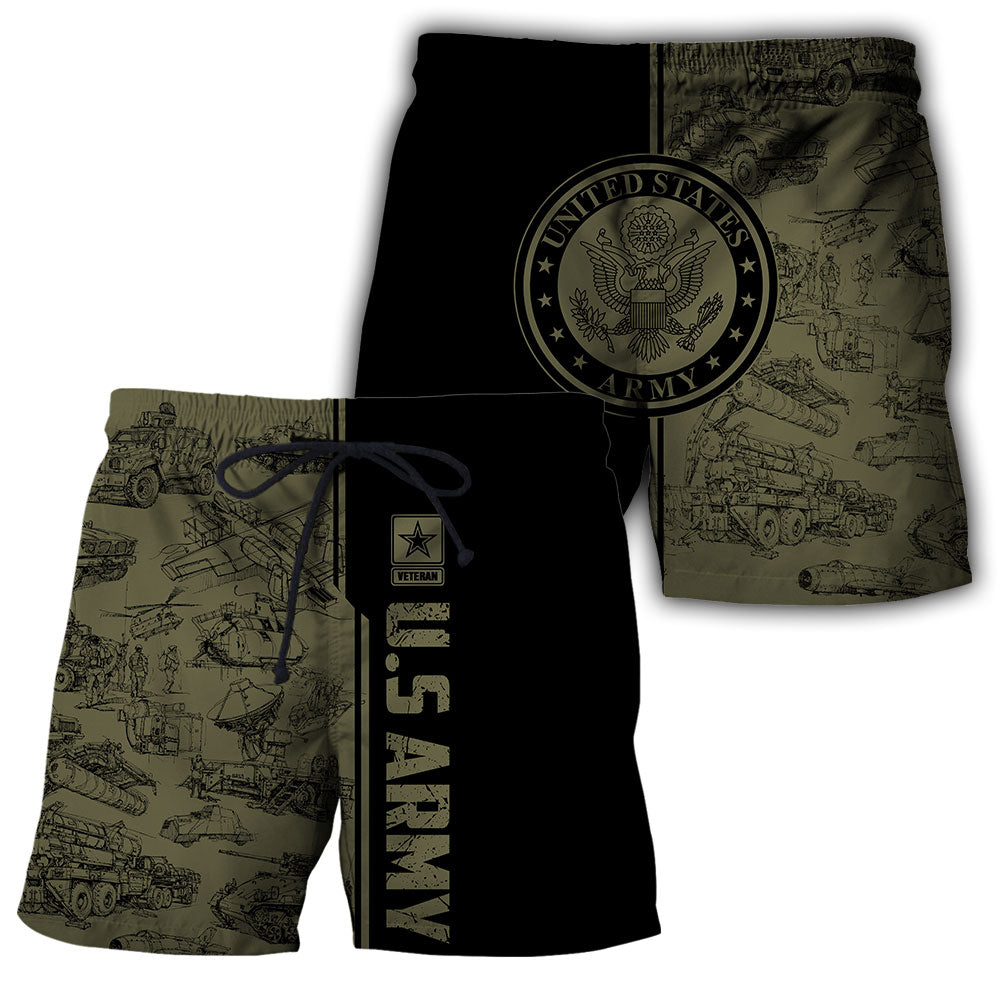 US Army 3D All Over Printed Unisex Shirts