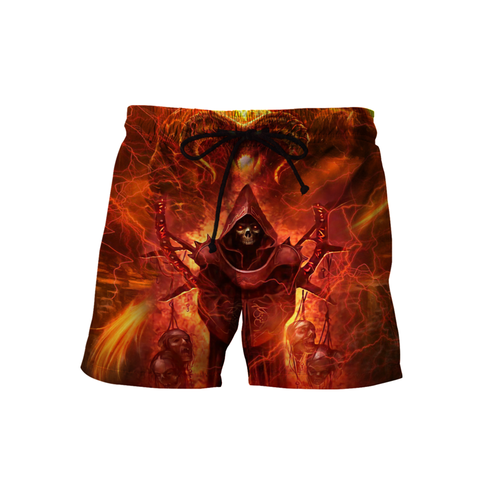 Premium Reaper Skull Fire 3D All Over Printed Unisex