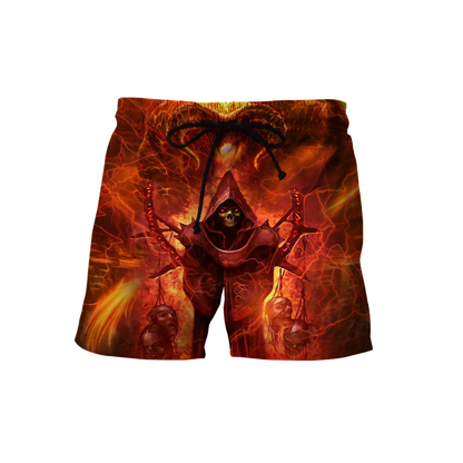 Premium Reaper Skull Fire 3D All Over Printed Unisex