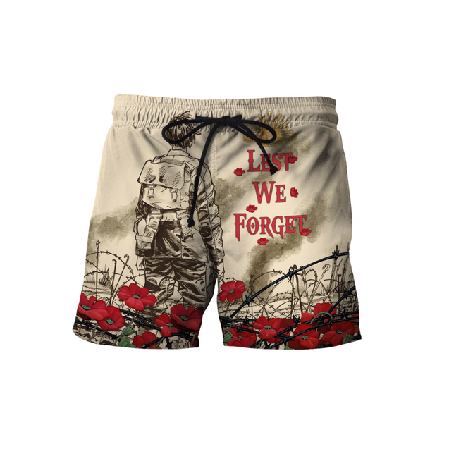 Premium Unisex Hoodie Poppy Flower Lest We Forget Anzac Day ML