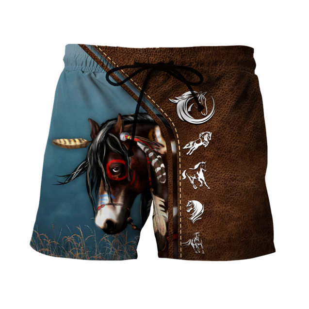 Native Horse American Paint Horse 3D All Over Printed Shirts For Men And Women TR1911201ND