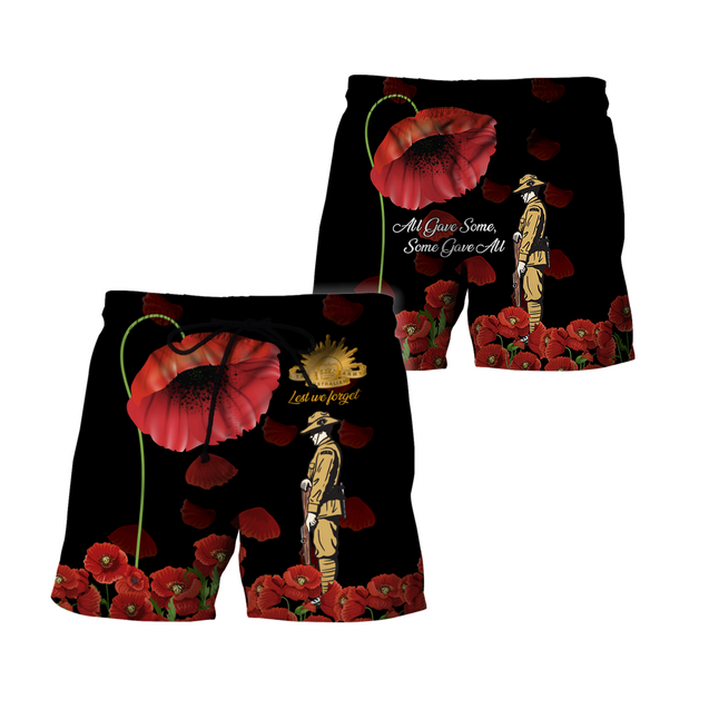 Anzac Day Lest We Forget 3D All Over Printed Shirts DA19022104