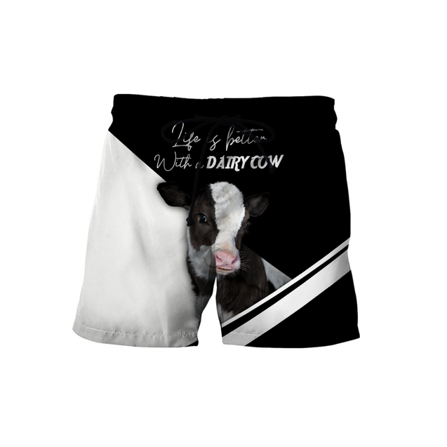 Love Dairy Cow - Happy Farm 3D Hoodie Shirt For Men And Women LAM