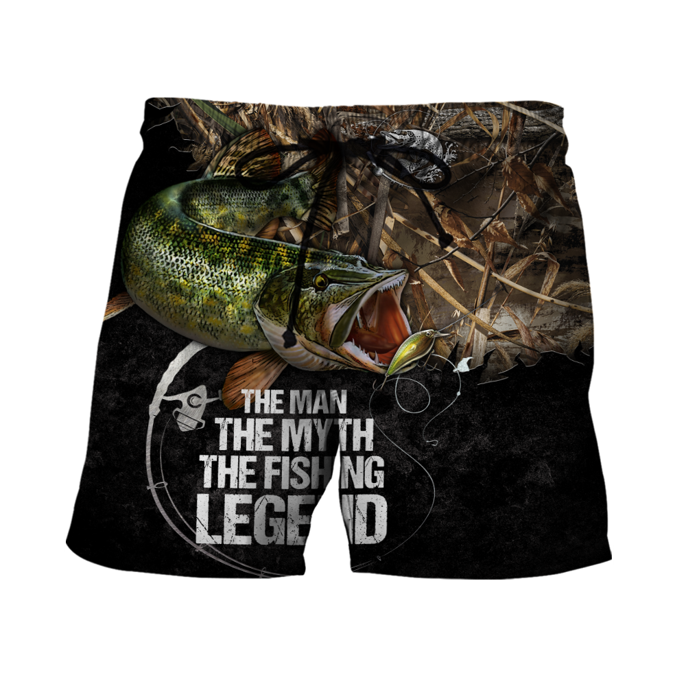 Northern Pike fishing legend muddy camo design 3d print shirts