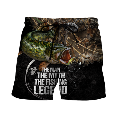 Northern Pike fishing legend muddy camo design 3d print shirts