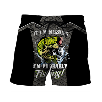 Bass Silver Sports Probably Fishing 3d print shirts