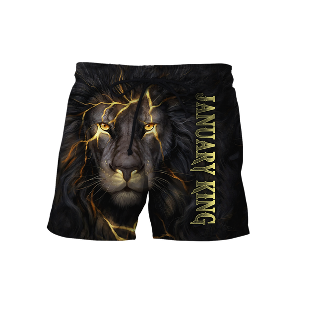 January Lion 3D All Over Printed Unisex Shirts Pi21012113