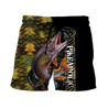 Fishaholic Northern Pike Fishing camo unisex 3d all over printed shirts