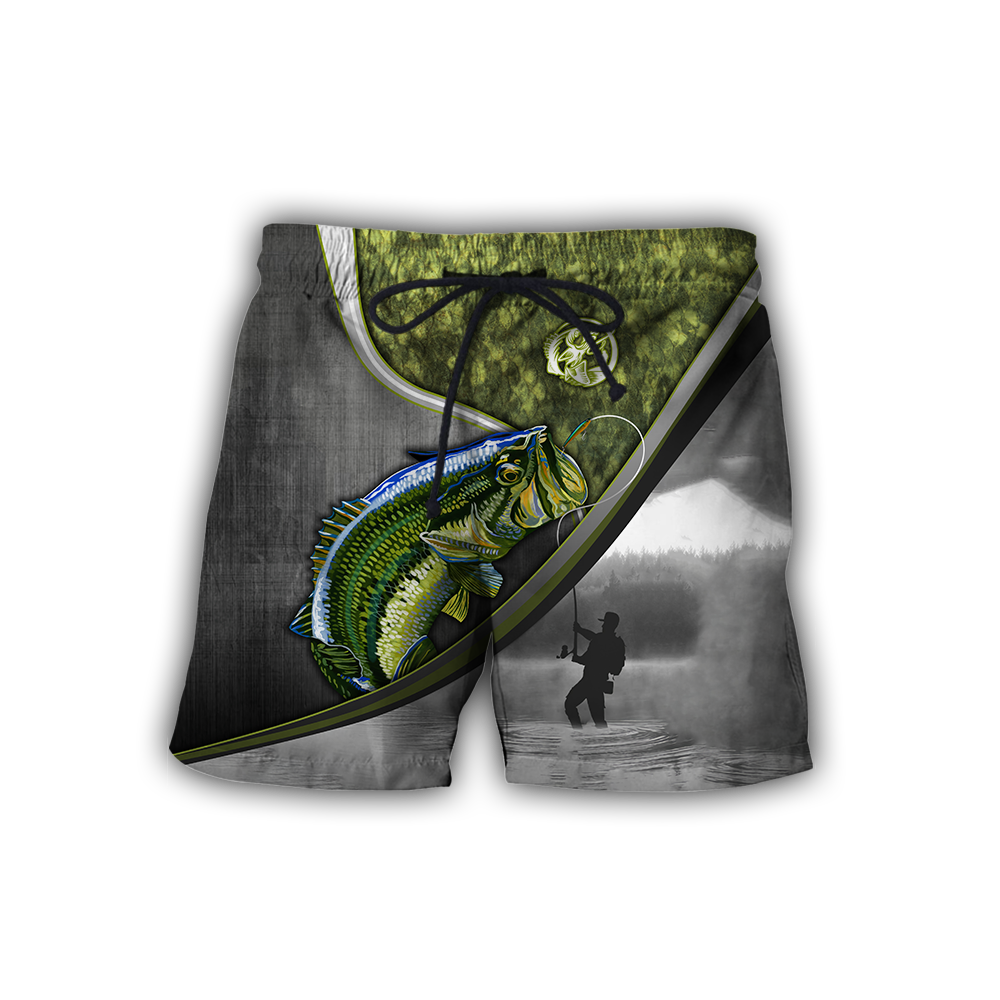 Custom name Bass fishing Fisherman Camo 3D Design print shirts