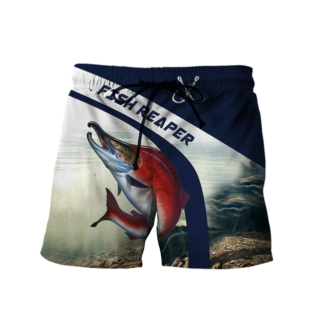 Custom name Trout-Salmon fishing design 3d print shirts