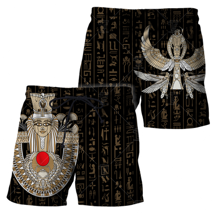 Ancient Egypt ver1 Painting Pattern 3D Tattoo Printed Shirts