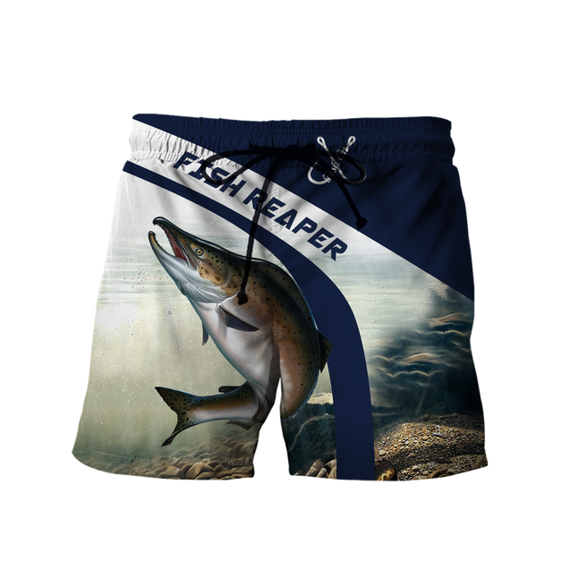 Custom name Trout-Salmon fishing design 3d print shirts