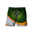 Irish St.Patrick Cross 3d hoodie shirt for men and women custom name