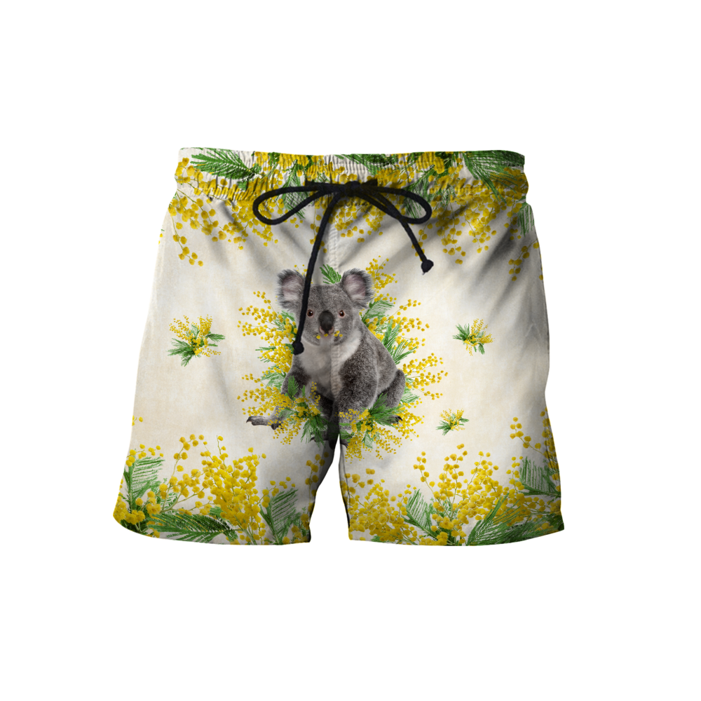 Custom name Australia Koala Golden Wattle Shirts
