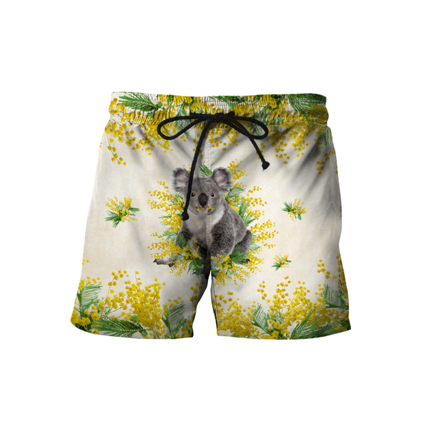 Custom name Australia Koala Golden Wattle Shirts