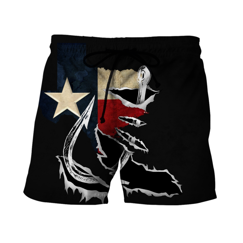 Custom name Hooked on fishing Texas design 3d print shirts