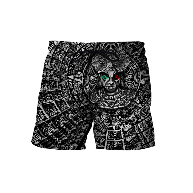 Aztec Warrior Mexican 3D All Over Printed Unisex Shirts