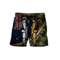 Remember Soldiers camo Australia and Kiwi Veteran 3D print shirts