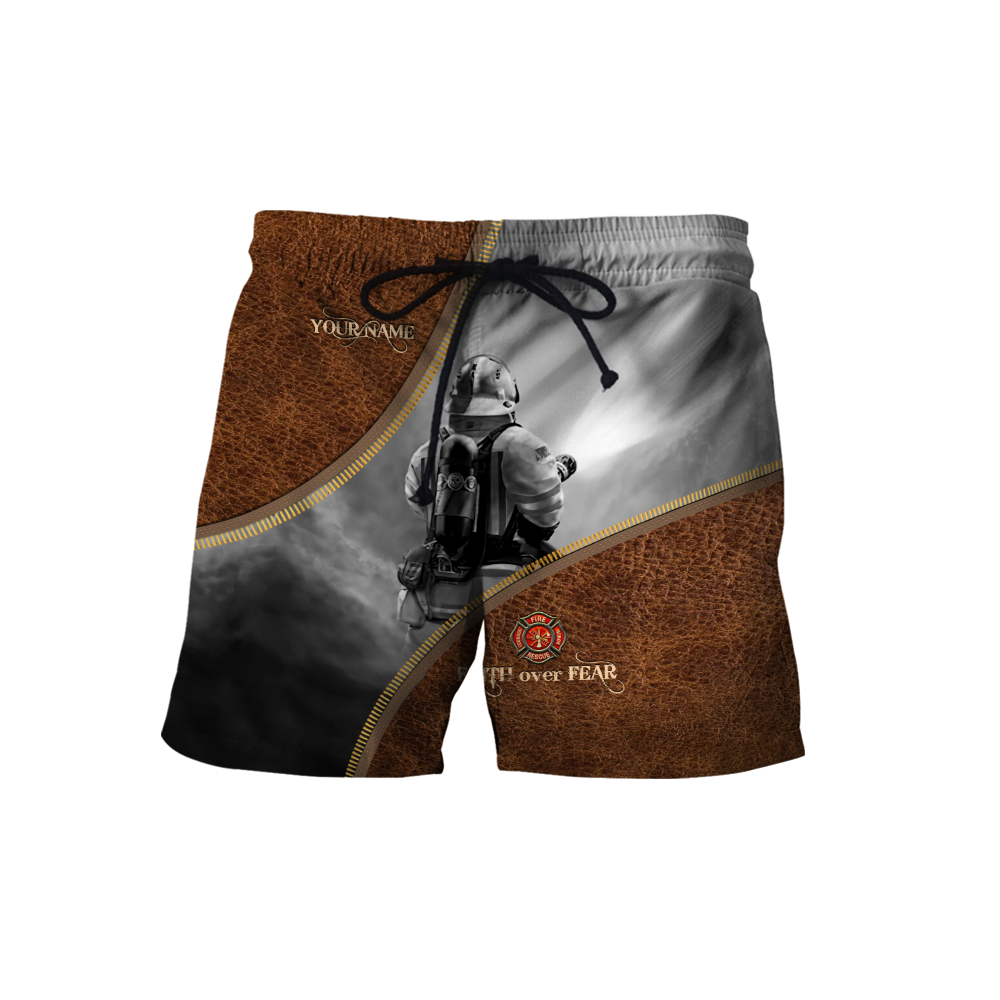 Customize Name Silent Warrior Firefighter Hoodie For Men And Women MH06022101