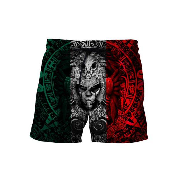 Aztec Warrior Mexico 3D All Over Printed Shirts