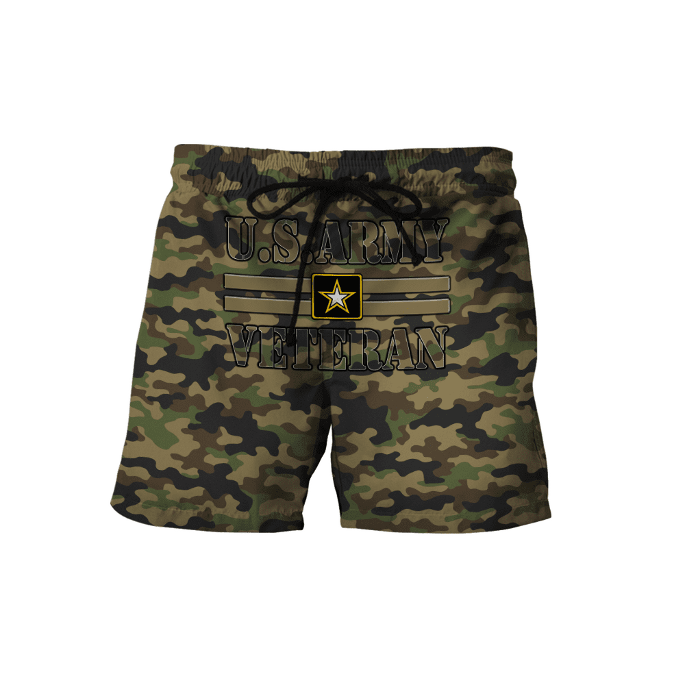 US Army Veteran Personalized Name 3D All Over Printed Unisex Hoodie