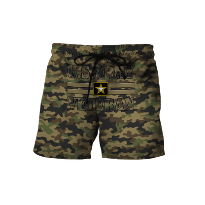 US Army Veteran Personalized Name 3D All Over Printed Unisex Hoodie